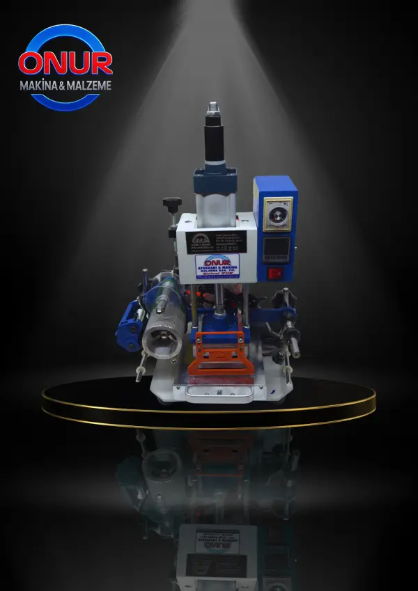 YALDIZLI KLİŞE BASKI MAKİNESİ OTOMATİK